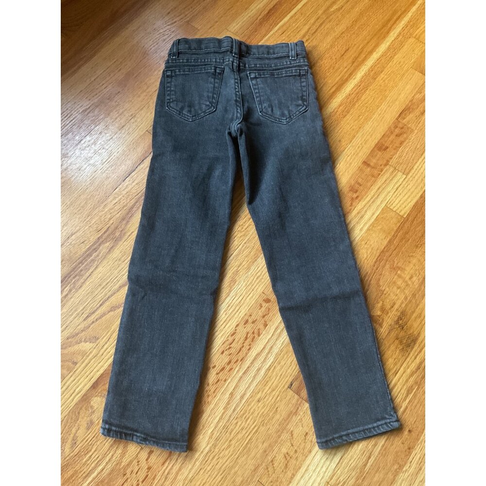 Sonoma Goods For Life Boys Black Denim Jeans Straight 7 Regular Adjustable Waist - Picture 4 of 6